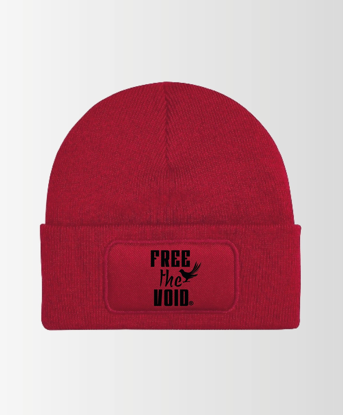 Free the Void Beanie red
