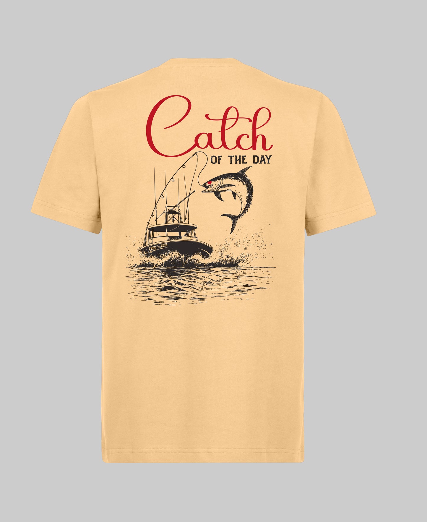 Catch of the Day Regular Tee - Zand