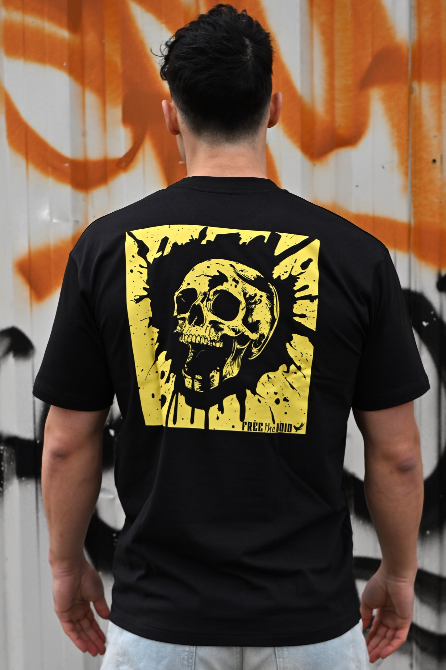 Call me Skull Regular Tee - Zwart