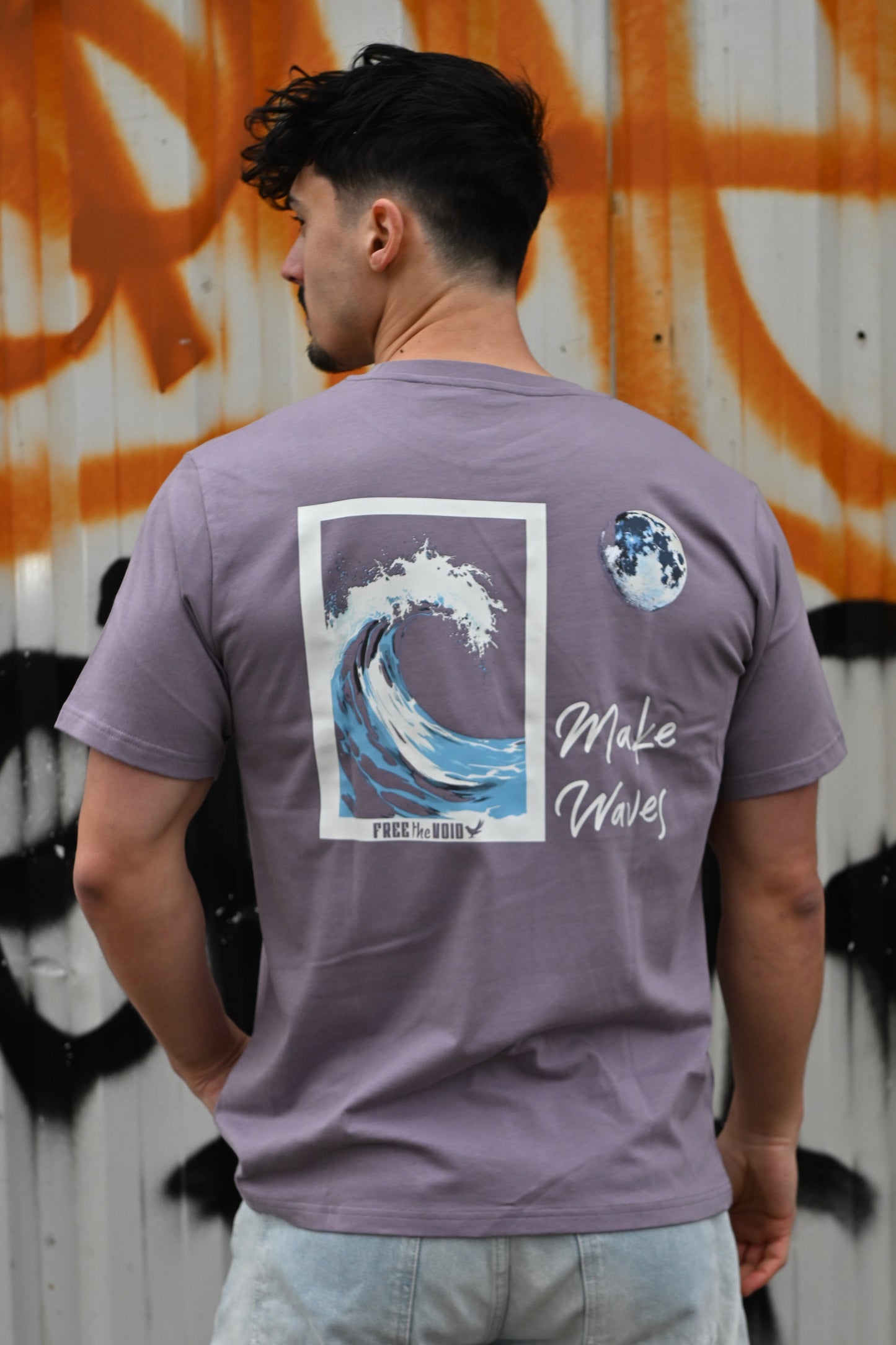 Make Waves Regular Tee - Paars