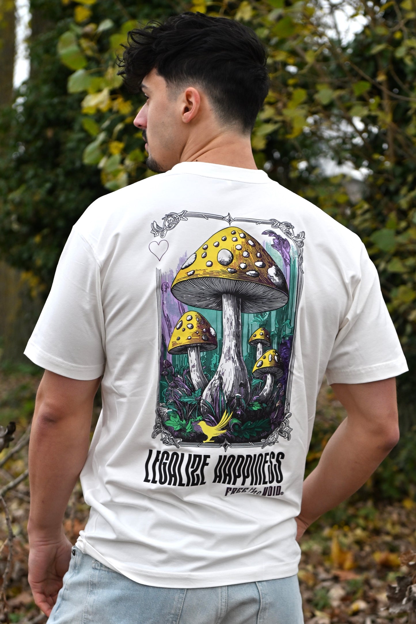 Legalize Happiness Mushroom Regular Tee
