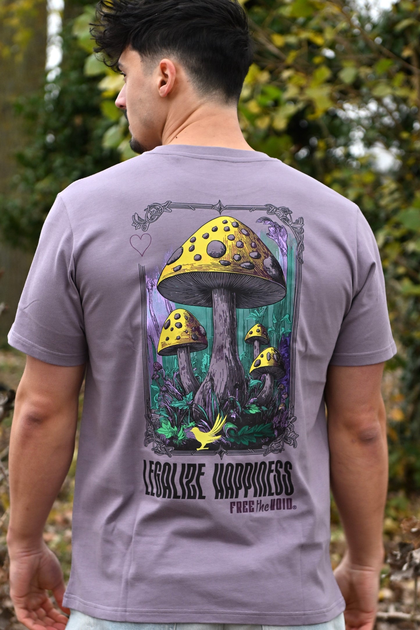 Legalize Happiness Mushroom Regular Tee
