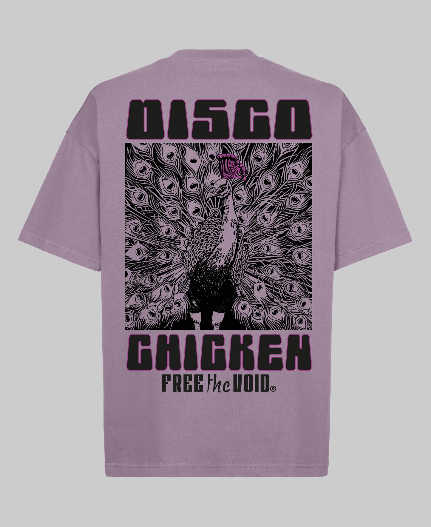 Disco Chicken Oversized Tee