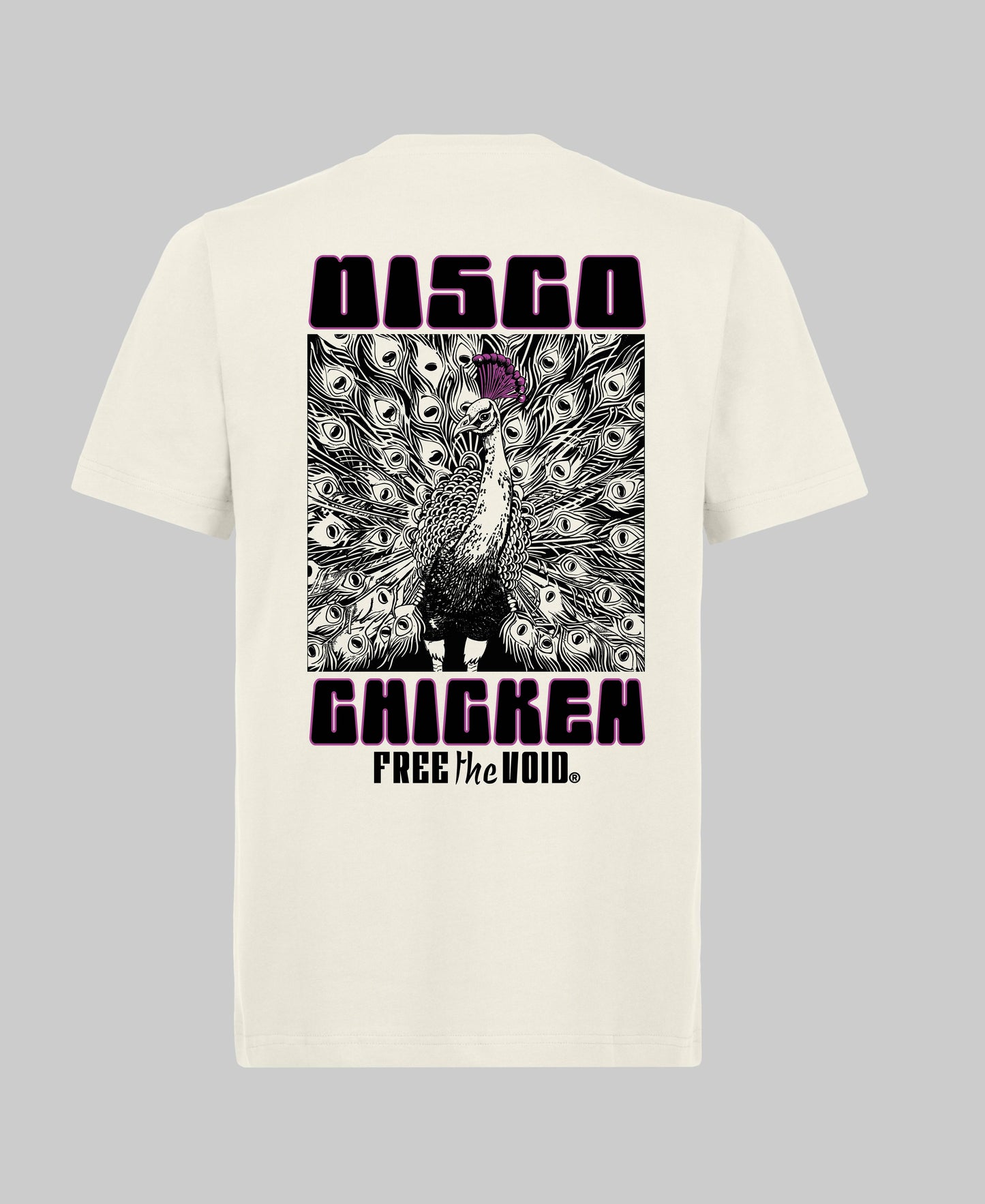 Disco Chicken Regular Tee - Wit