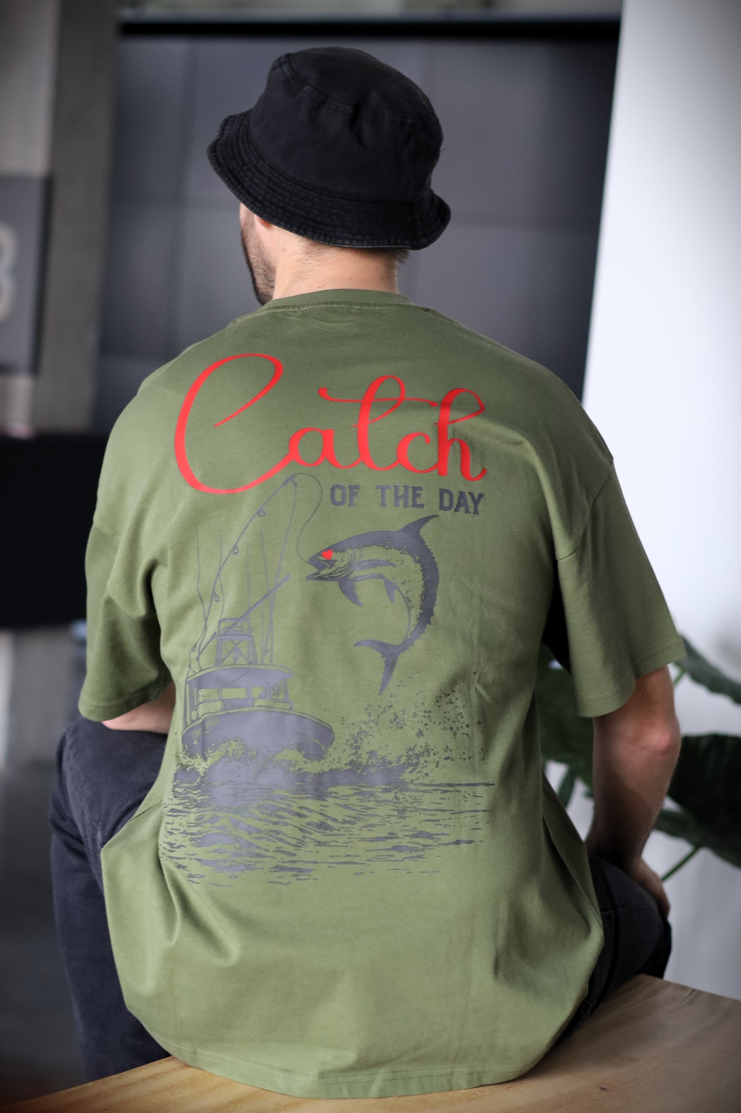 Catch of the Day Oversized Tee