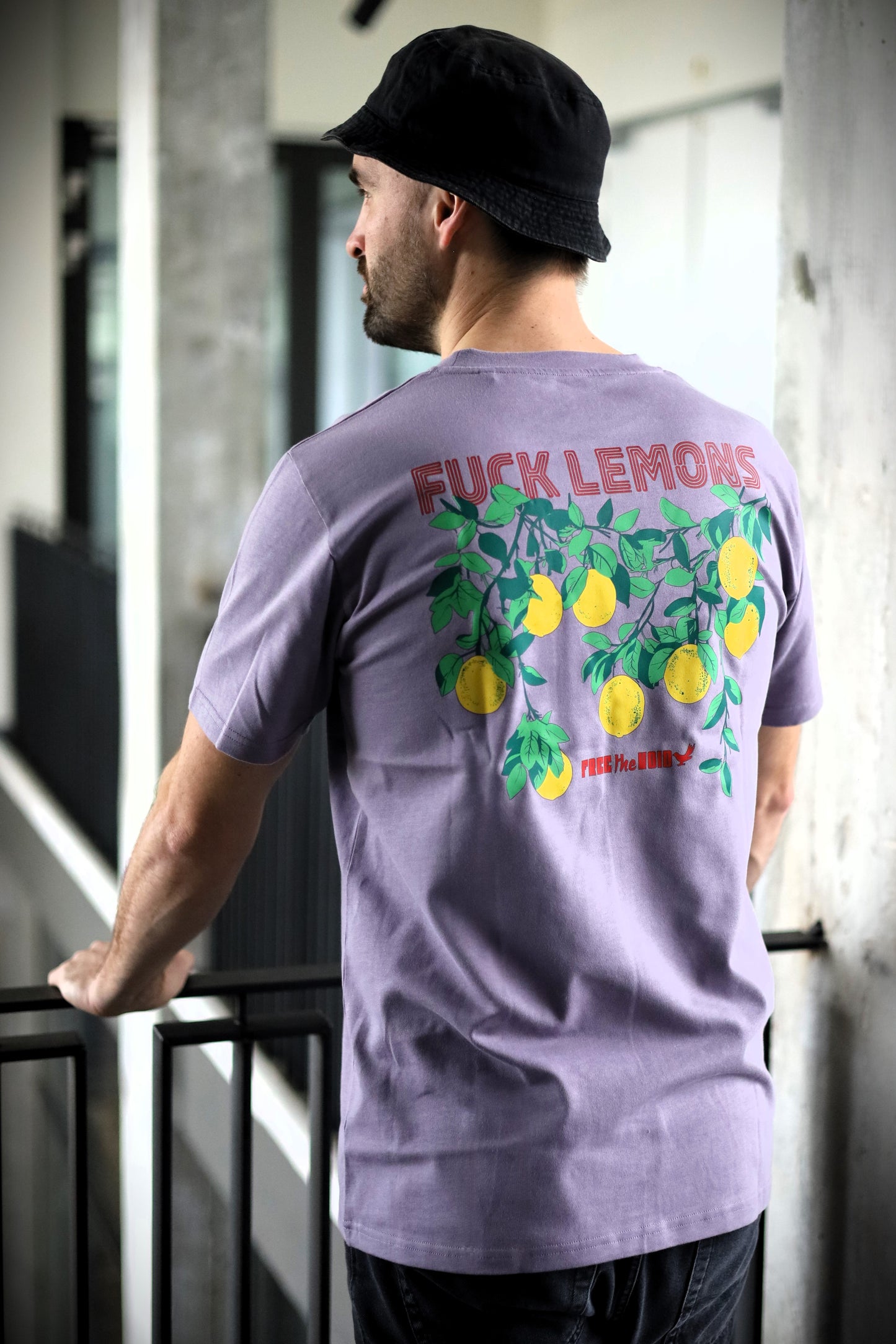 Fuck Lemons Regular Tee - Paars