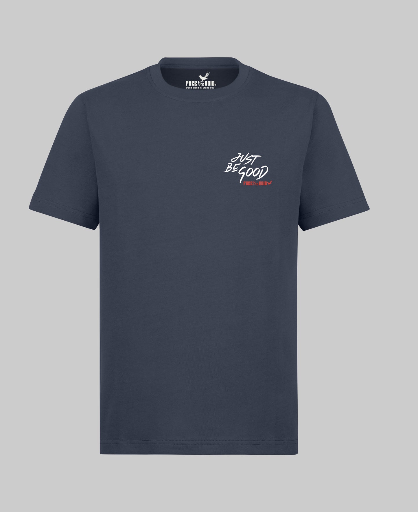 Just be Good Regular Tee - Marine Blauw