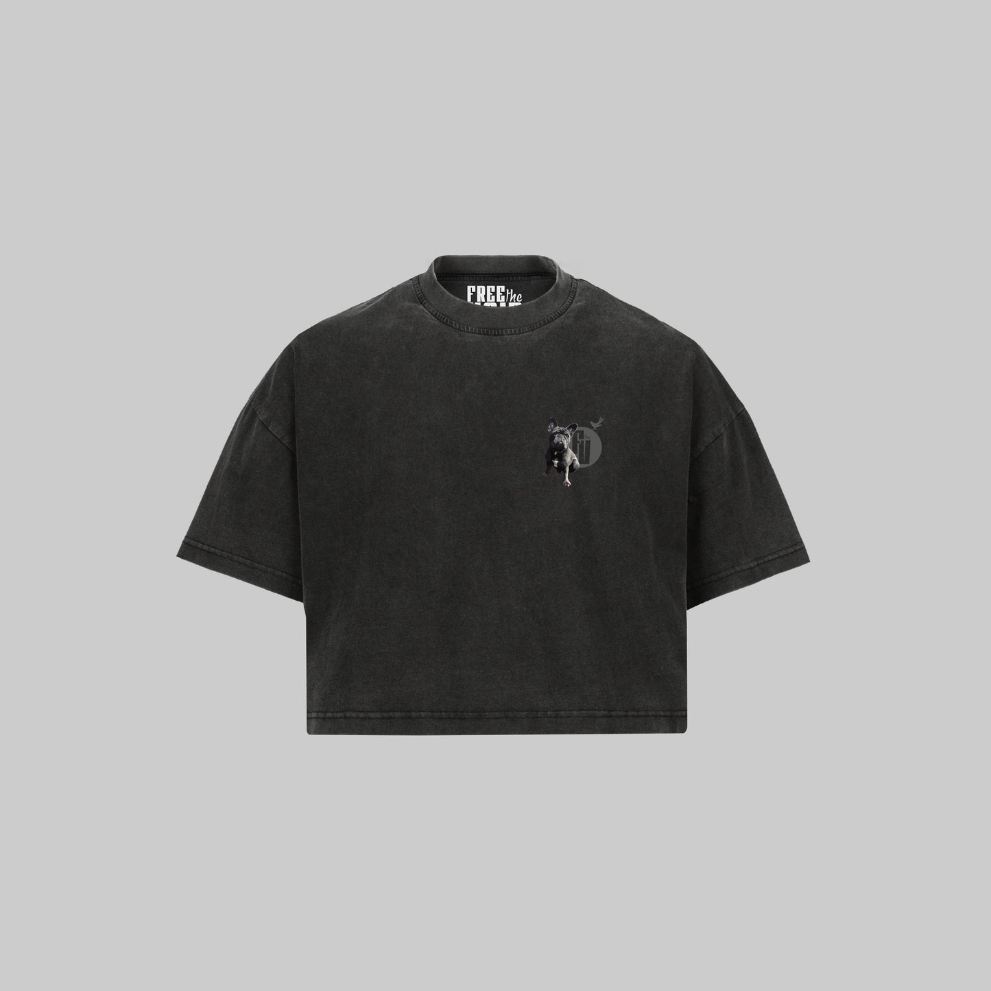 Lola Croptop - Vintage Zwart