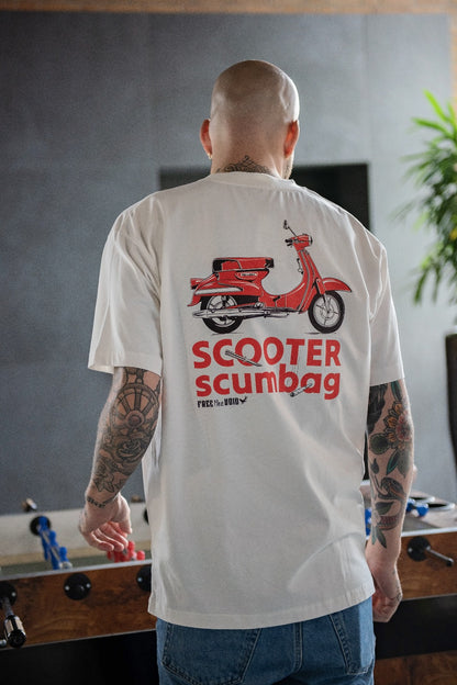 Scooter Scumbag Regular Tee - Wit