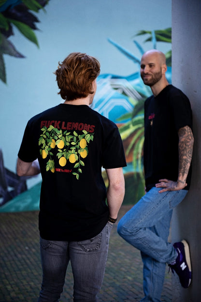 Fuck Lemons Regular Tee - Zwart