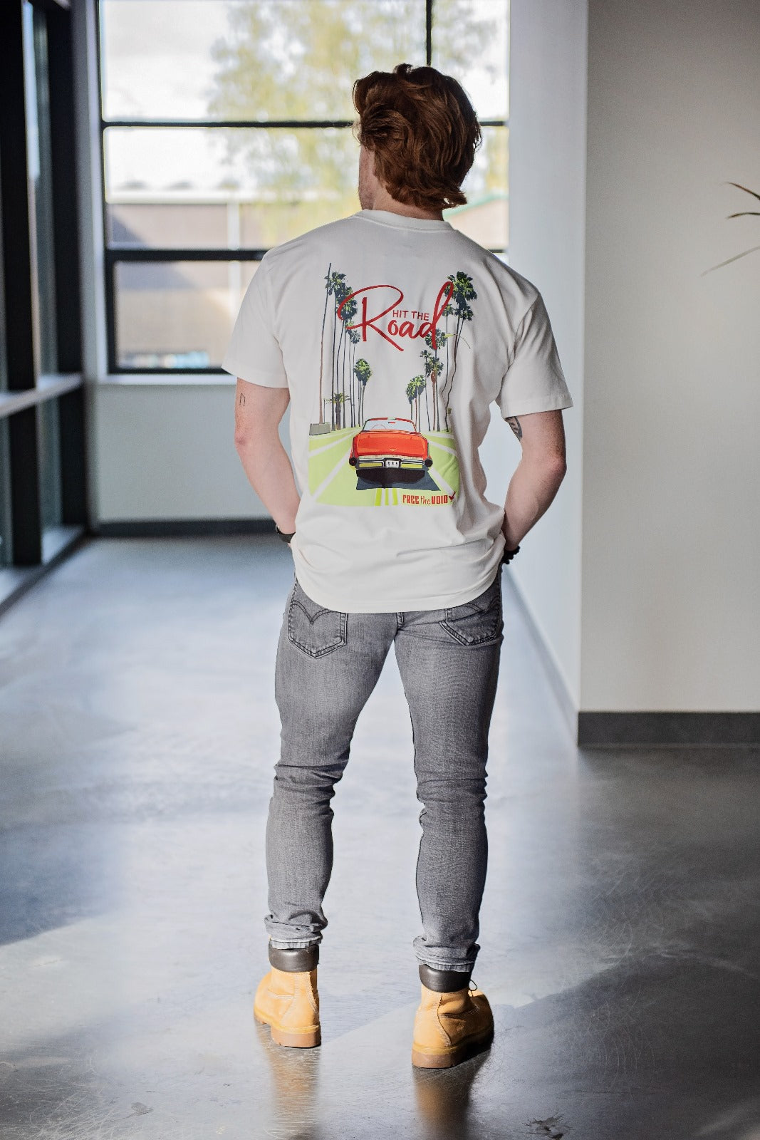 Hit the Road T-shirt off white