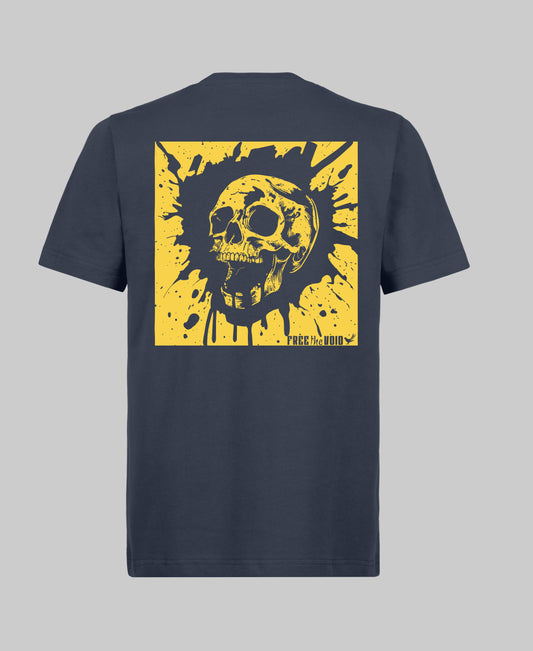 Call me Skull Regular Tee - Marine Blauw