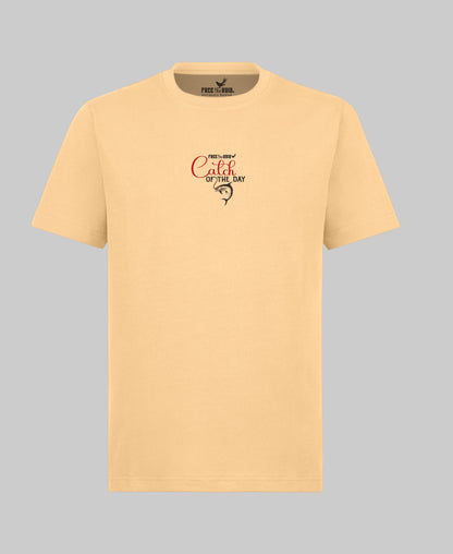Catch of the Day Regular Tee - Zand