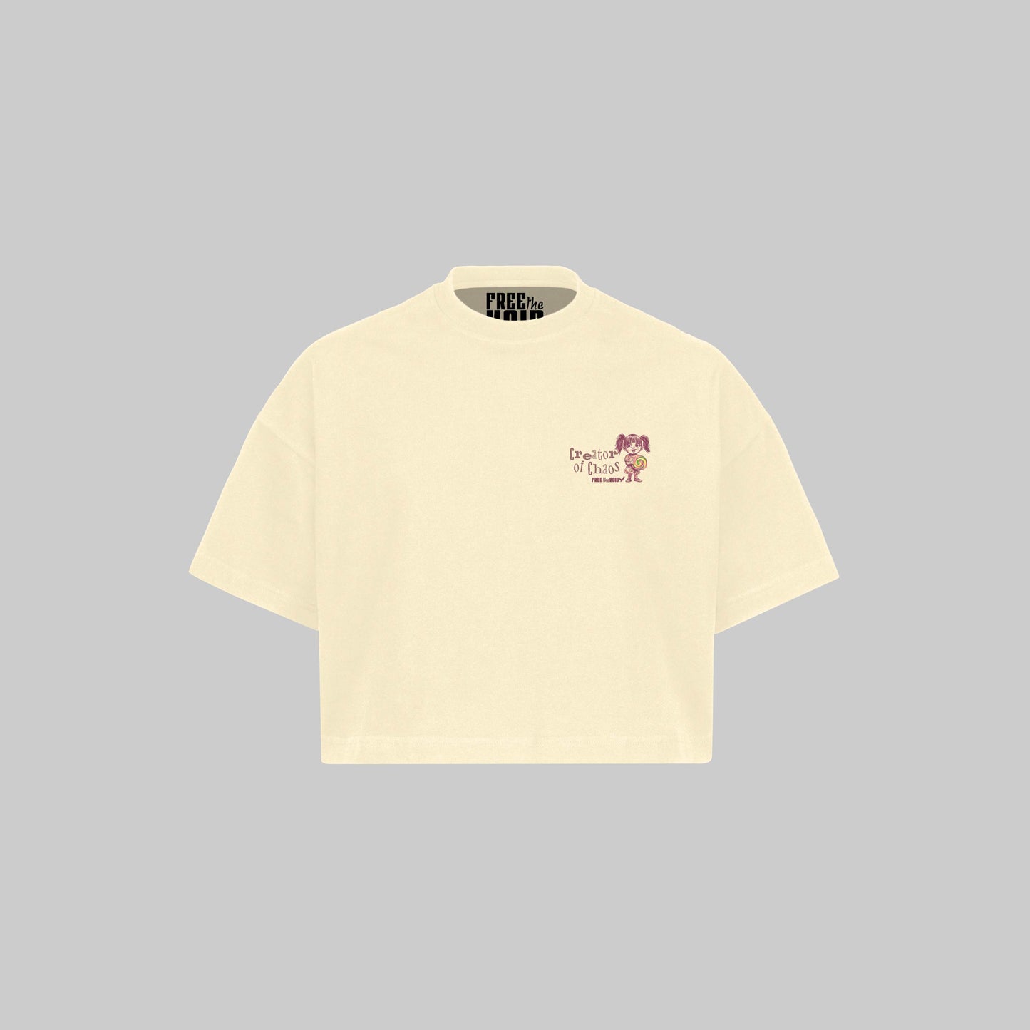 Creator of Chaos Croptop - Creme