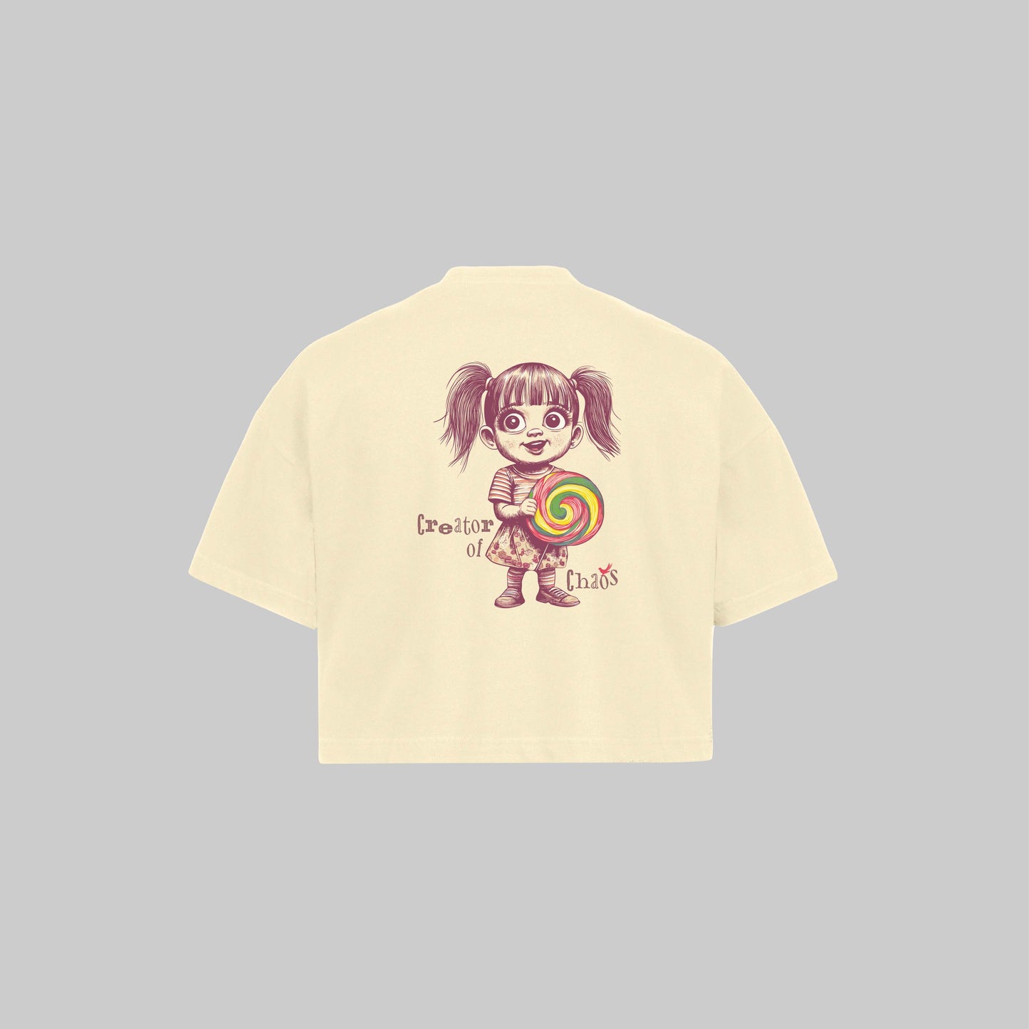 Creator of Chaos Croptop - Creme