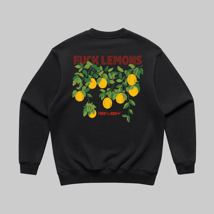 Fuck Lemons Sweater - Zwart