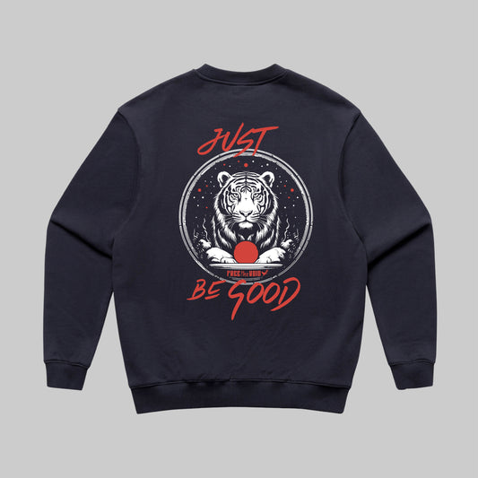 Just be Good Sweater - Marine Blauw