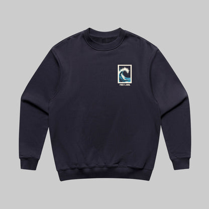 Make Waves Sweater - Marine Blauw