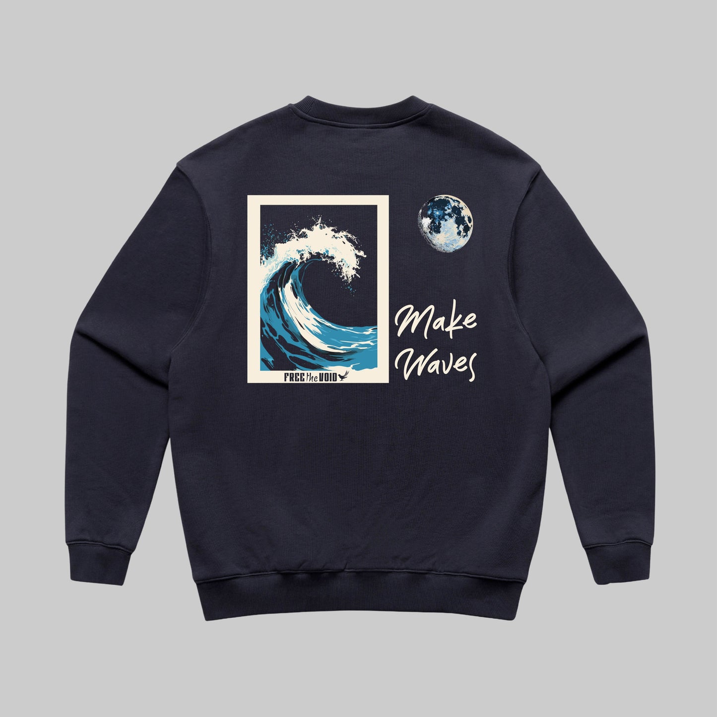 Make Waves Sweater - Marine Blauw