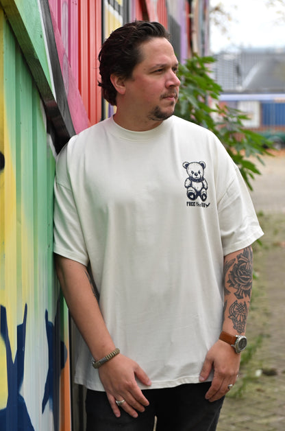 Soft but Fierce Oversized Tee - Wit