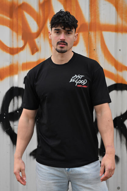 Just be Good Regular Tee - Zwart