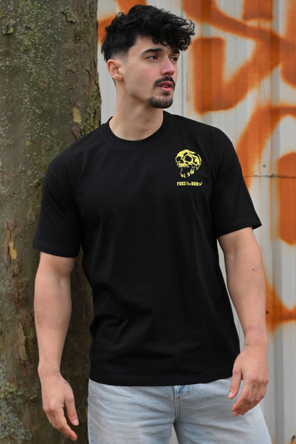 Call me Skull Regular Tee - Zwart