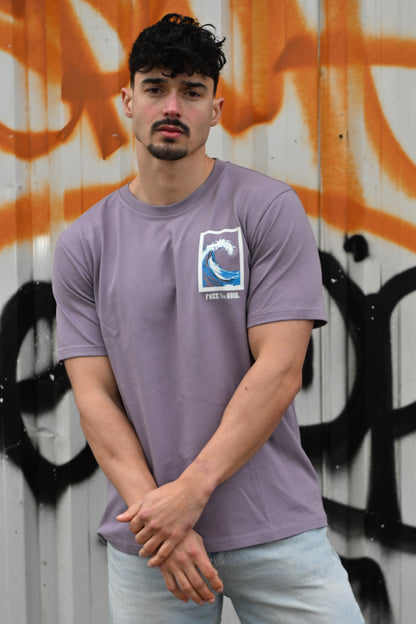 Make Waves Regular Tee - Paars