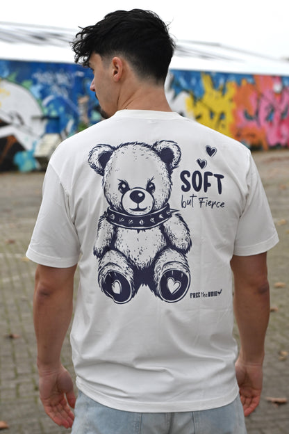 Soft but Fierce Regular Tee - Wit