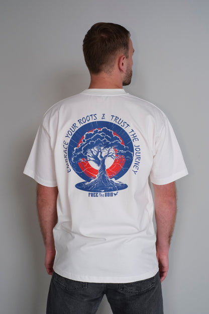 Trust your Roots Regular Tee - Wit