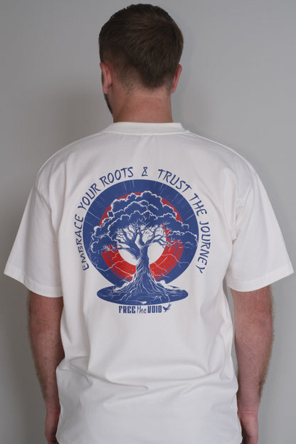 Trust your Roots Regular Tee - Wit