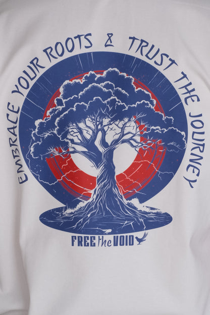Trust your Roots Regular Tee - Wit