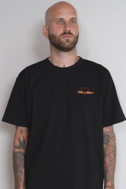 Love is the Answer Regular Tee - Zwart
