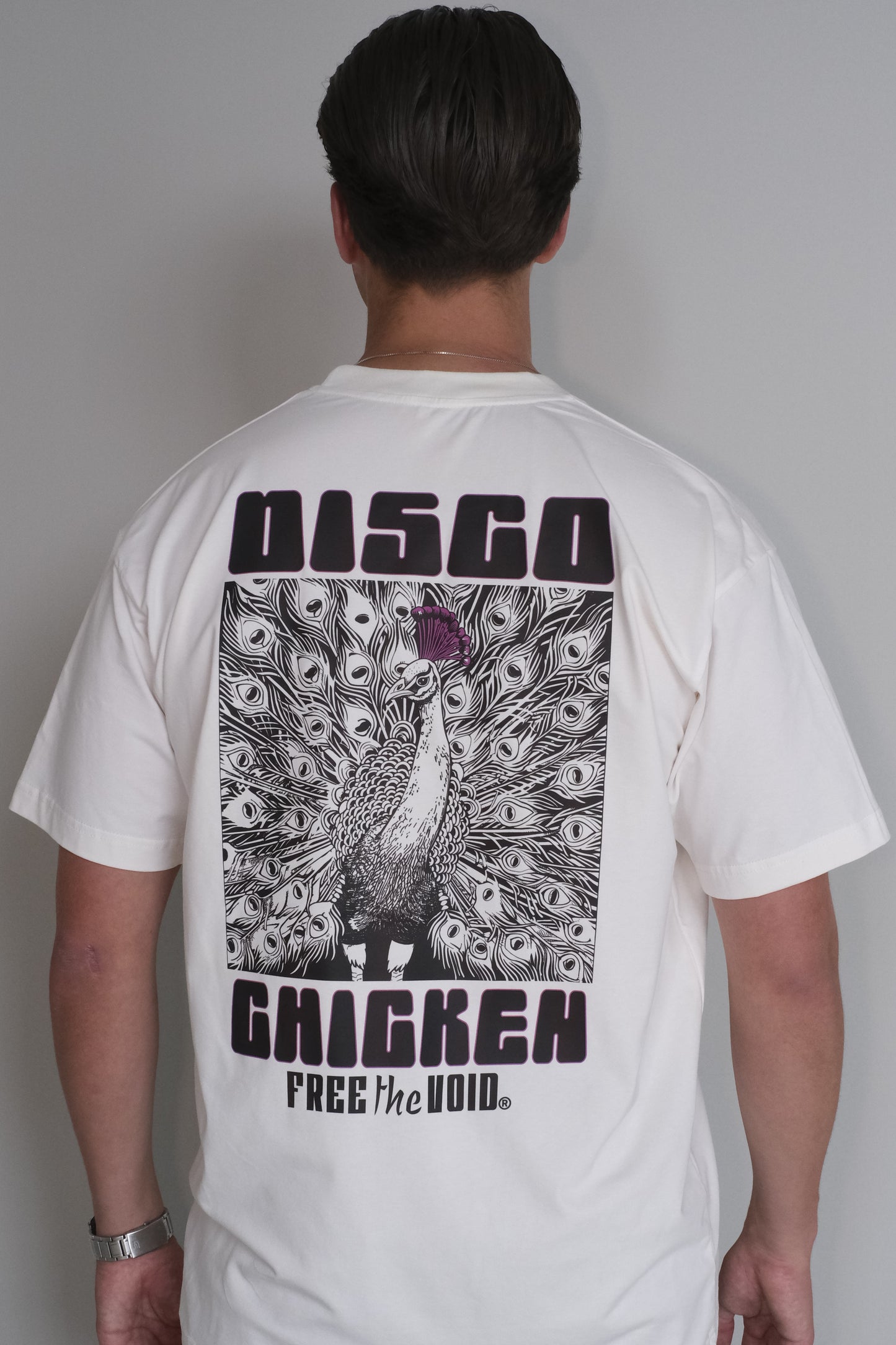 Disco Chicken T-shirt off-white