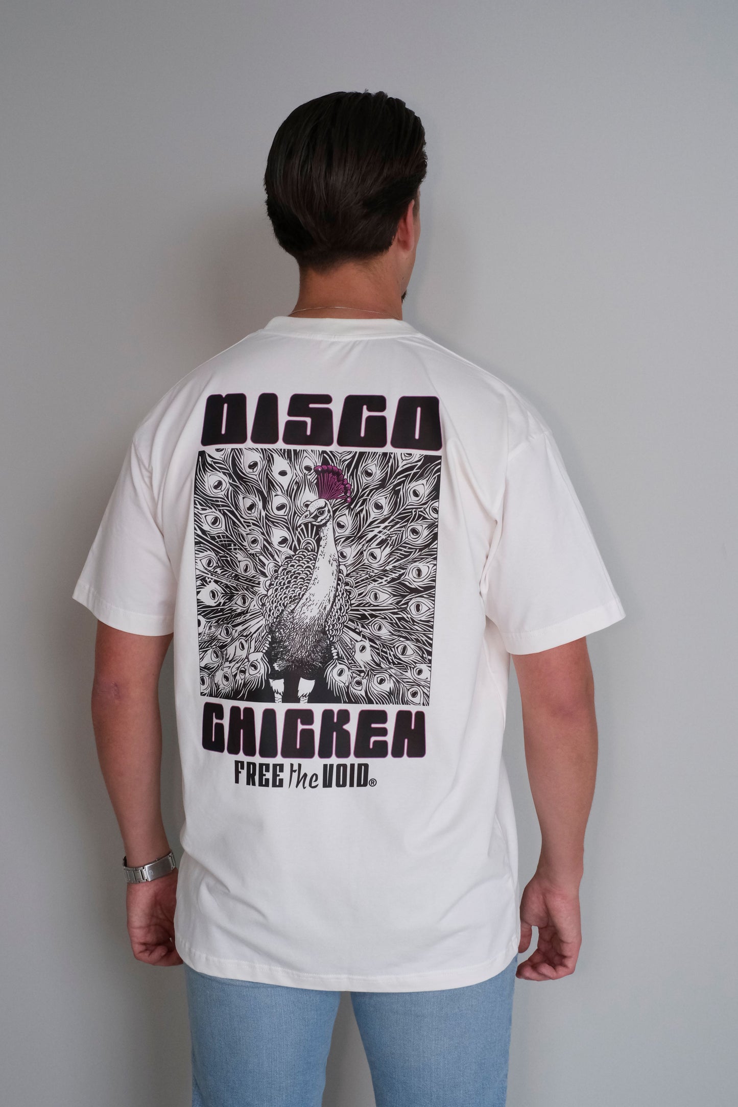 Disco Chicken T-shirt off-white