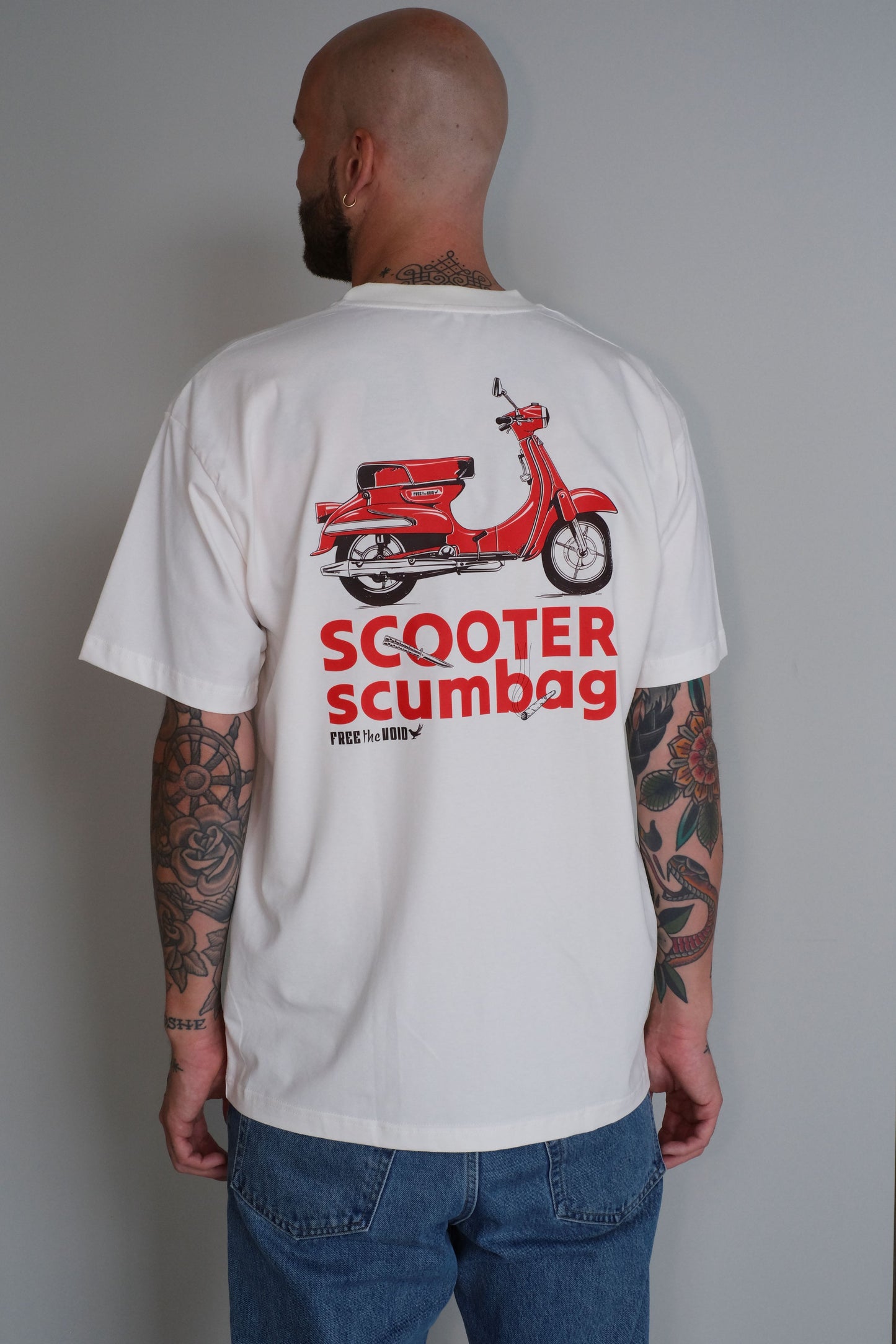 Scooter Scumbag T-shirt off-white