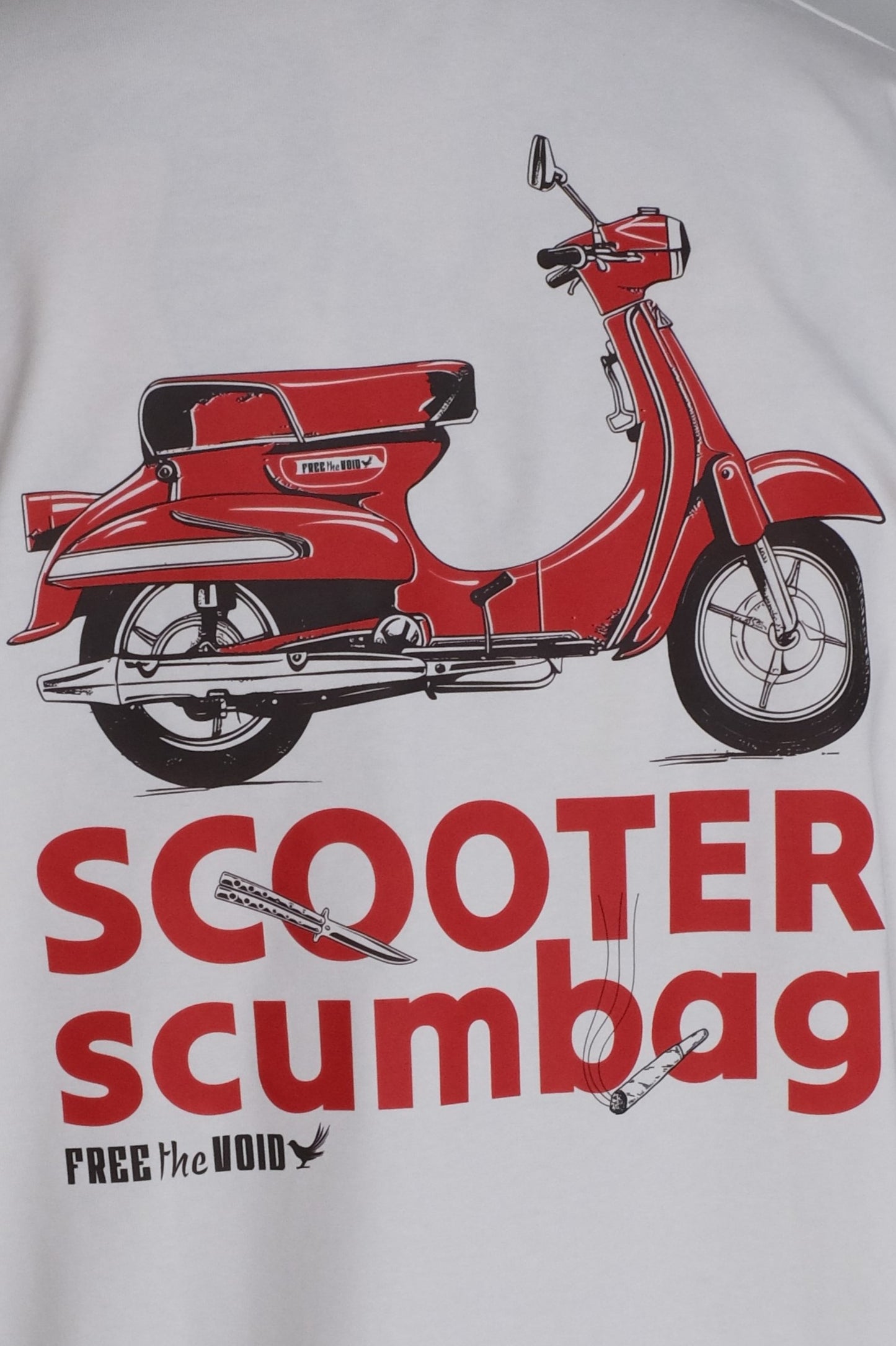 Scooter Scumbag T-shirt off-white