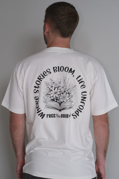 Life Blooms Regular Tee - Wit