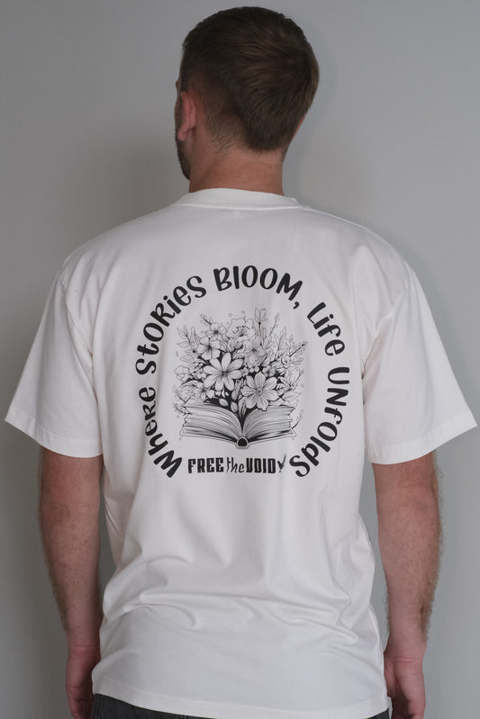 Life Blooms T-shirt off-white