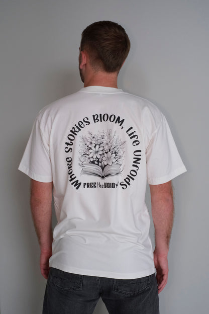 Life Blooms Regular Tee - Wit