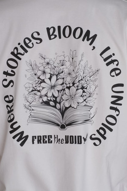 Life Blooms Regular Tee - Wit
