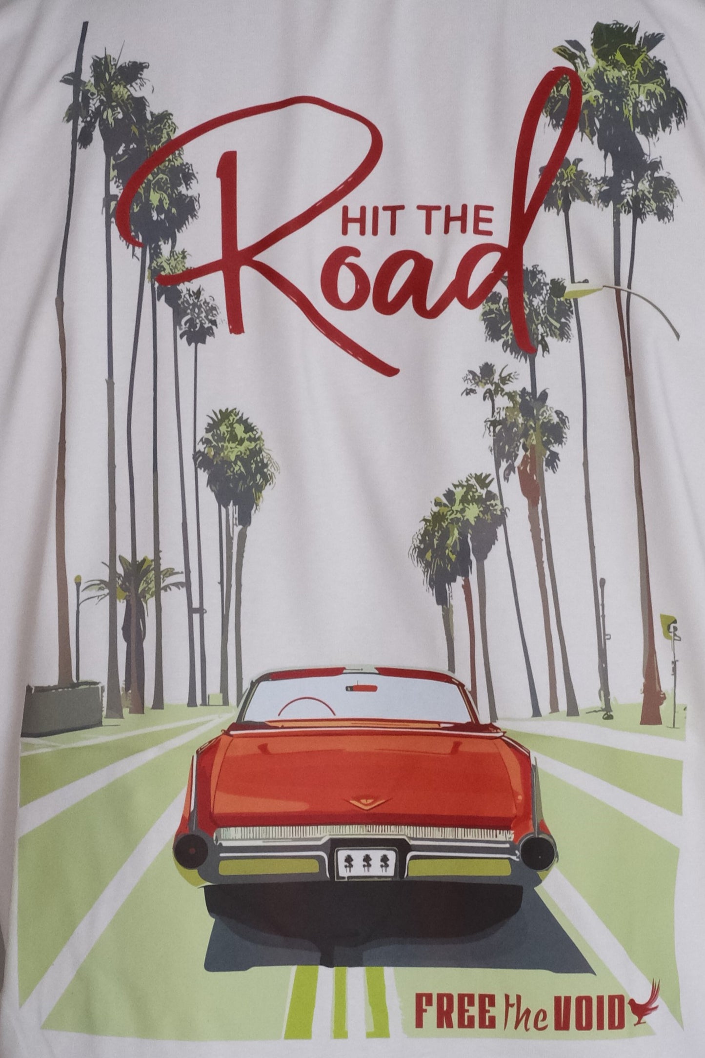 Hit the Road T-shirt off white