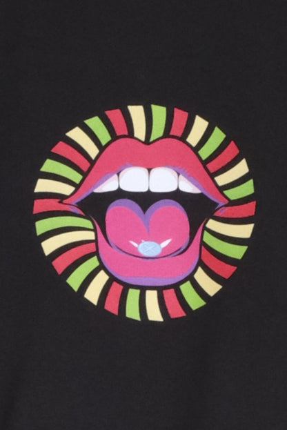 Legalize Happiness Regular Tee - Zwart