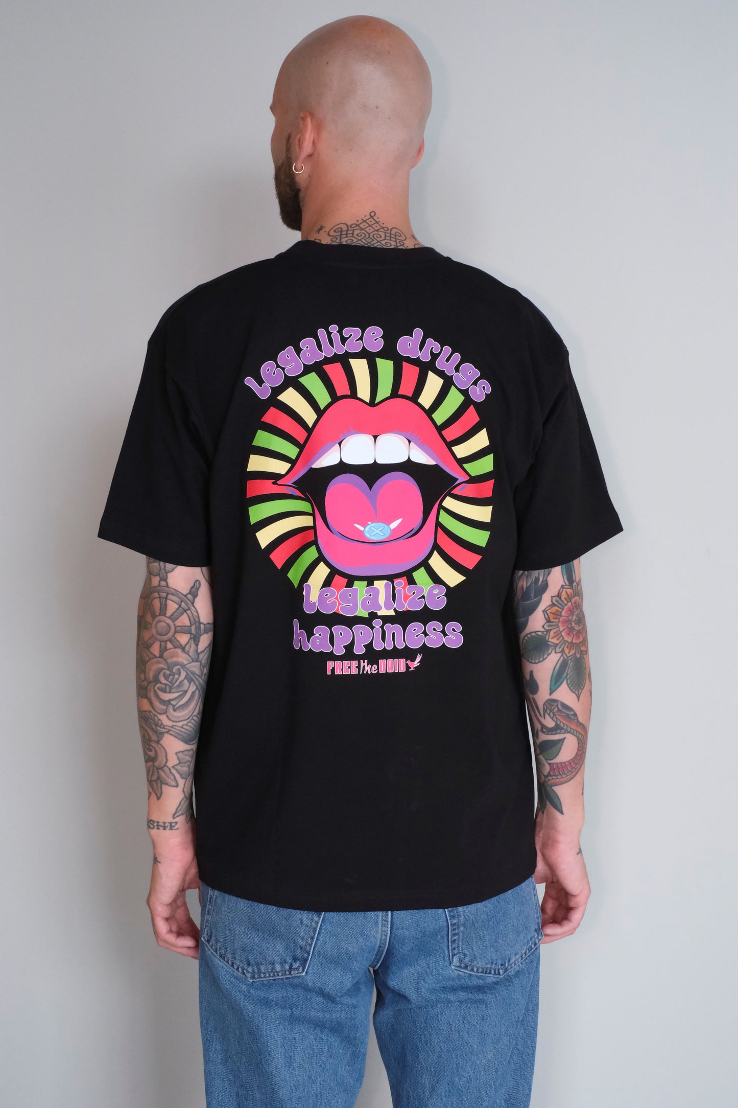 Legalize Happiness T-shirt black