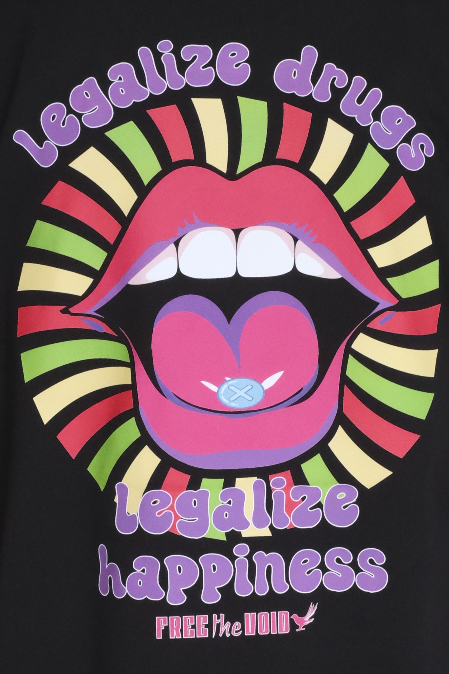 Legalize Happiness T-shirt black