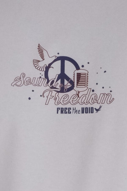 Sound of Freedom Regular Tee - Wit