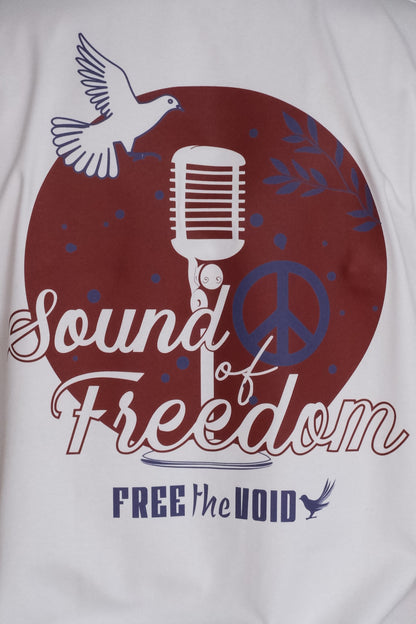 Sound of Freedom Regular Tee - Wit