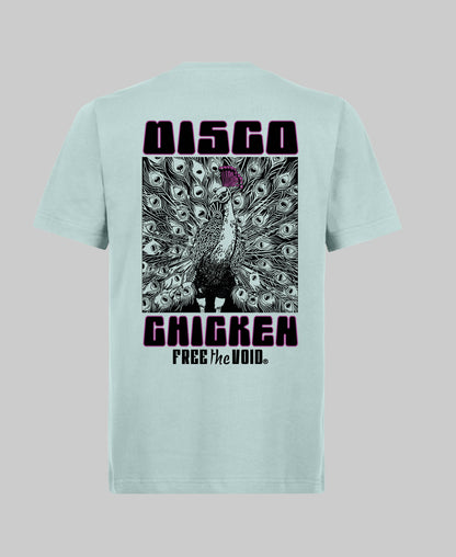 Disco Chicken Regular Tee - Licht Blauw
