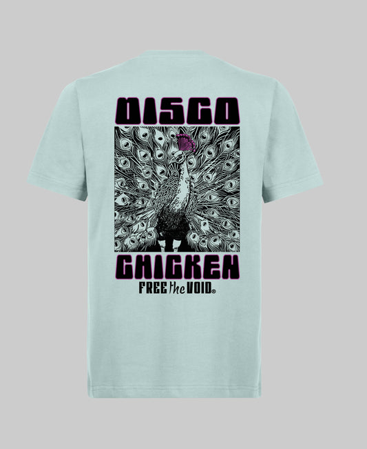 Disco Chicken Regular Tee - Licht Blauw