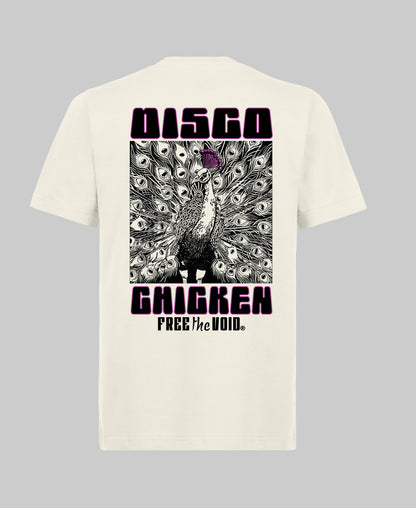 Disco Chicken Regular Tee - Wit