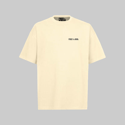 Fearless Freedom Oversized Tee - Creme